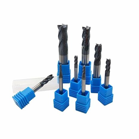 8-delige Hardmetaal Freesset (2 - 12 mm)